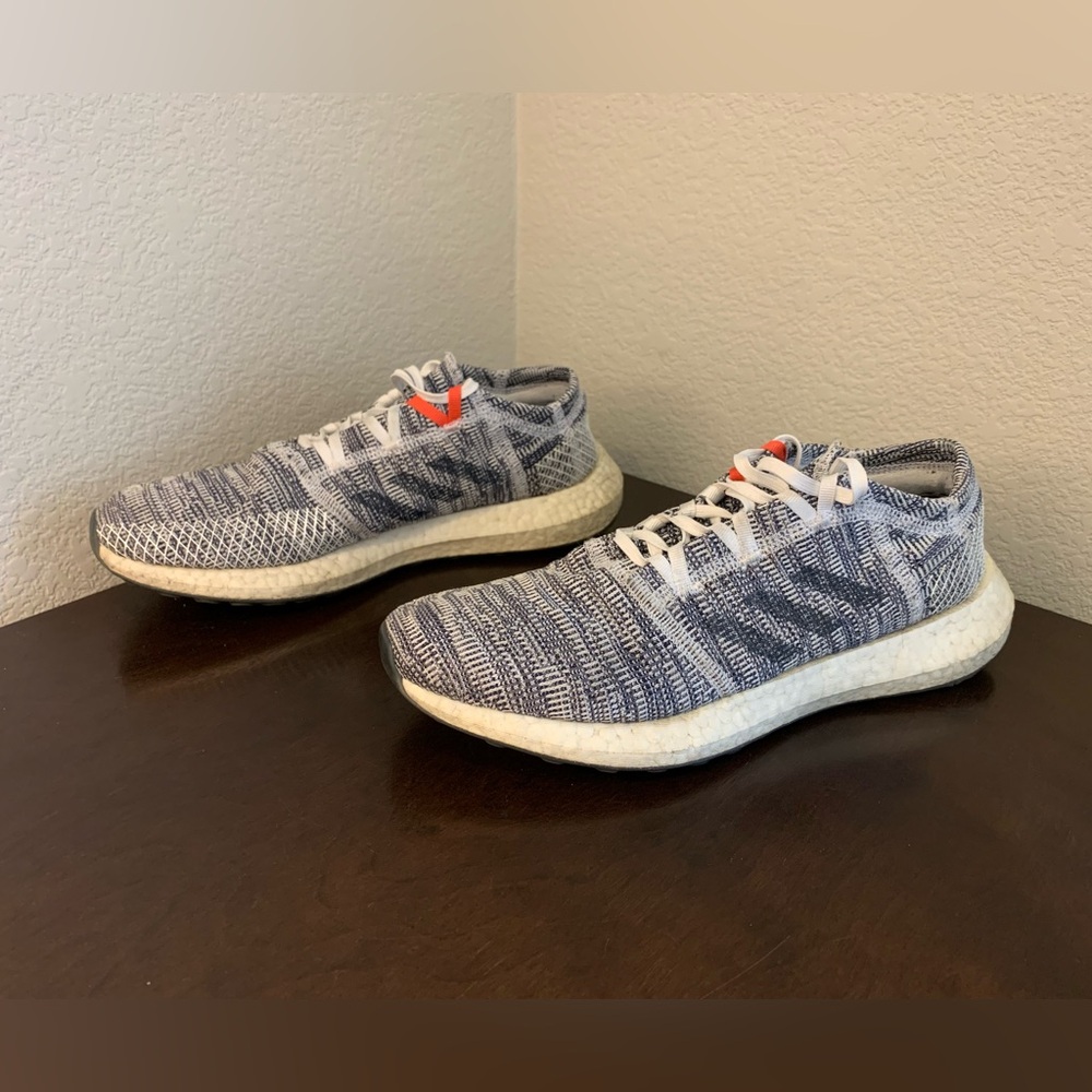 Adidas Mens PureBoost Go B37809 White Running Shoes Sneakers Size 10.5